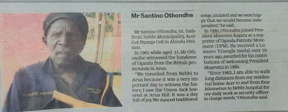 kumakech_sam's tweet image. REST IN PERFECT PEACE MR.MUZEE OTHONDHE THE GREAT OF GREATER NEBBI DISTRICT'S OF PAKWACH- NEBBI & ZOMBO.
I call him a brave man , I call him the odd defires,the future predictor,& a man who will REST IN PERFECT PEACE.
REST WELL MUZEE
@KagutaMuseveni @NRMOnline @OyuluPatrick