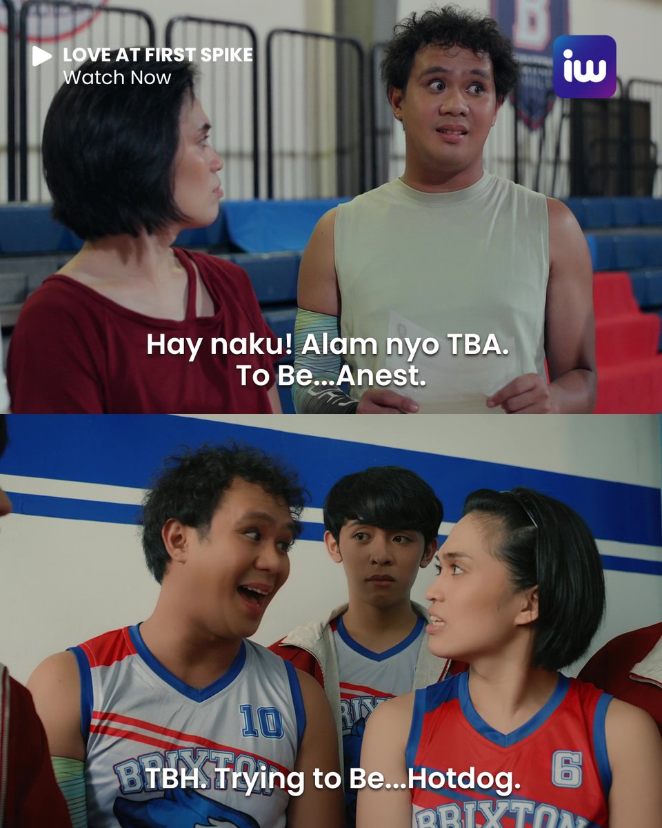 ofc_iwant's tweet image. FYI po. Yes po, binago na po 'yung meaning...ni Kidlat! 😅
Watch #LoveAtFirstSpike on iWant! bit.ly/LoveAtFirstSpi…