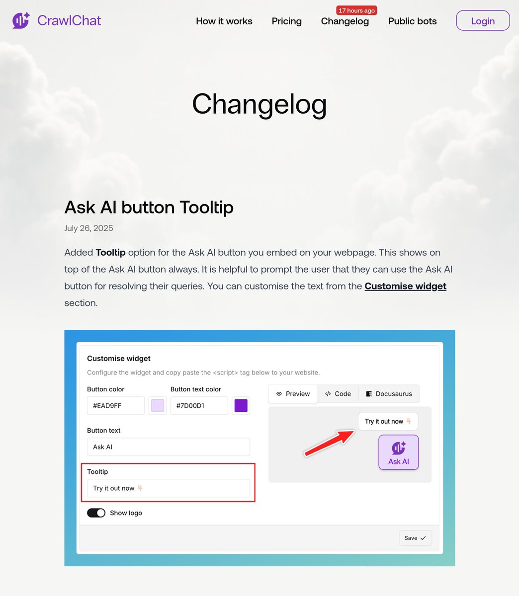 pramodk73's tweet image. Uf, release a feature on CrawlChat after 5 days!
That's a good balance between working on distribution and development!
Let's go 🚀