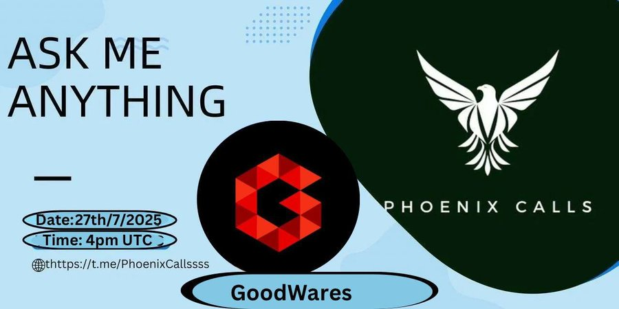 CONN3CT_io's tweet image. WEB3 #AMA ALERT // SUNDAY, 27 JULY
@GoodWares × @PhoenixCallssss
GoodWares – Next-Gen ERP SaaS for E-Commerce
📺 Telegram Text AMA
⏰ 16:00 UTC
💰 Prizes TBD
Why it’s BIG...
- GoodWares is building a next-generation ERP SaaS designed for small- and mid-sized e-commerce…
