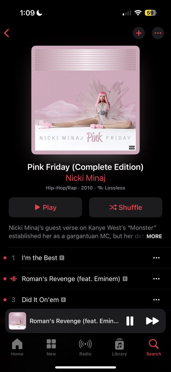 pnkthereup's tweet image. she really made a perfect debut album like this project is the embodiment of NICKI MINAJ.