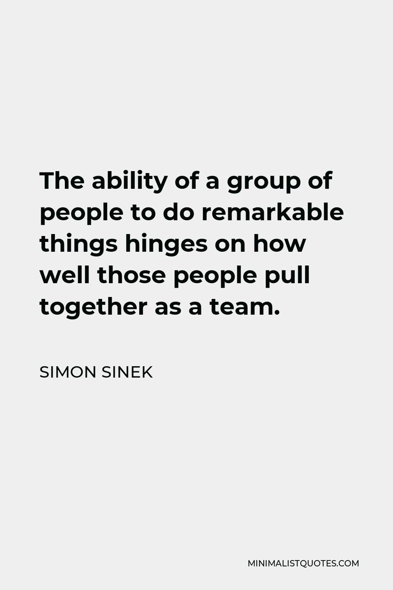 GiffordT's tweet image. A team is more than just people who work together at the same time in the same place. A real team is a group of diverse individuals who enjoy working together and are committed to collaborating cohesively to help the organization achieve its shared goals and fulfill its purpose.