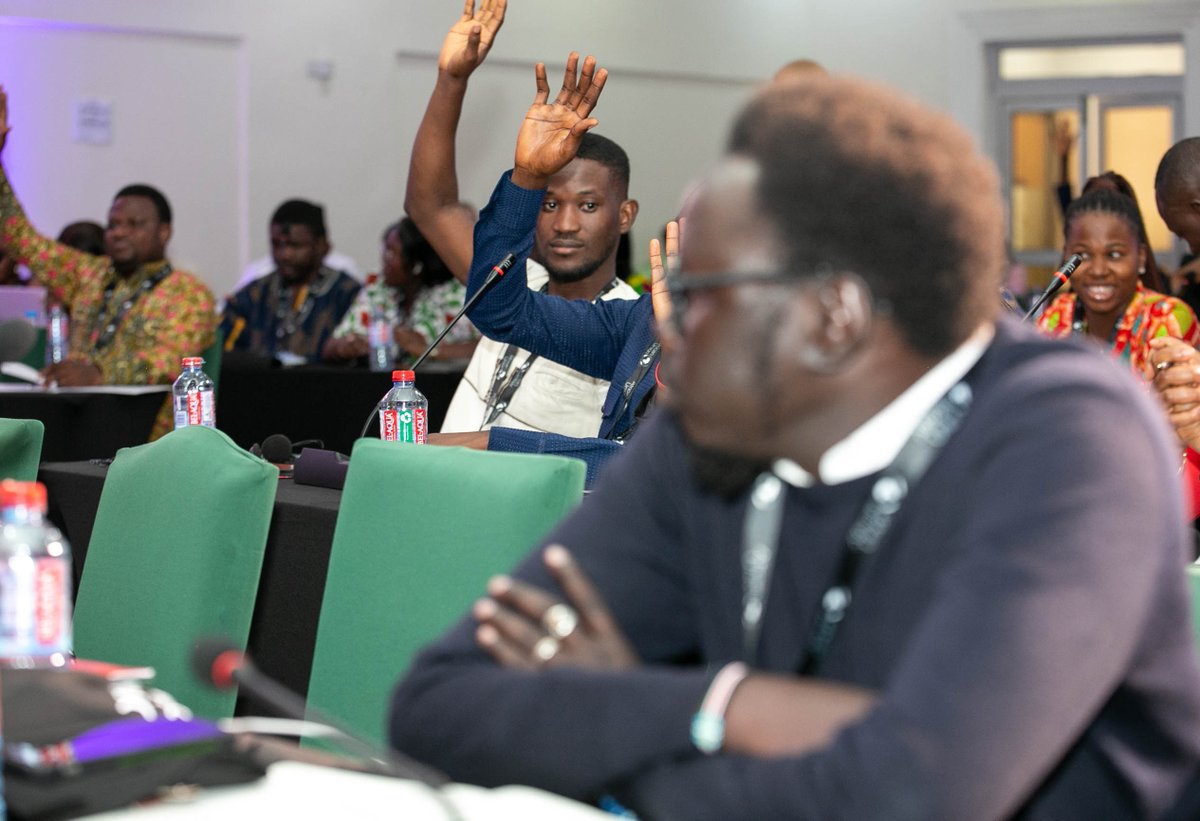 African Union Political Affairs Peace and Security (@auc_paps) on Twitter photo At the Continental Youth Consultation
SESSION2: Youth Rethinking #TransitionalJustice
Moderator: Mr. <a href="/Makmid/">Makmid Kamara</a>, International Fund for Public Interest Media
Speakers:
β’ Mr. <a href="/LennonMonyae/">Lennon Monyae</a>, <a href="/APRMorg/">African Peer Review Mechanism (APRM)</a>
β’ Mr. Jonathan Ralph Kadurira,
β’ Mr. Immanuel Mwendwa Killu,
β’ Ms. Kisiwaa Gyan At the Continental Youth Consultation
SESSION2: Youth Rethinking #TransitionalJustice
Moderator: Mr. <a href="/Makmid/">Makmid Kamara</a>, International Fund for Public Interest Media
Speakers:
β’ Mr. <a href="/LennonMonyae/">Lennon Monyae</a>, <a href="/APRMorg/">African Peer Review Mechanism (APRM)</a>
β’ Mr. Jonathan Ralph Kadurira,
β’ Mr. Immanuel Mwendwa Killu,
β’ Ms. Kisiwaa Gyan
