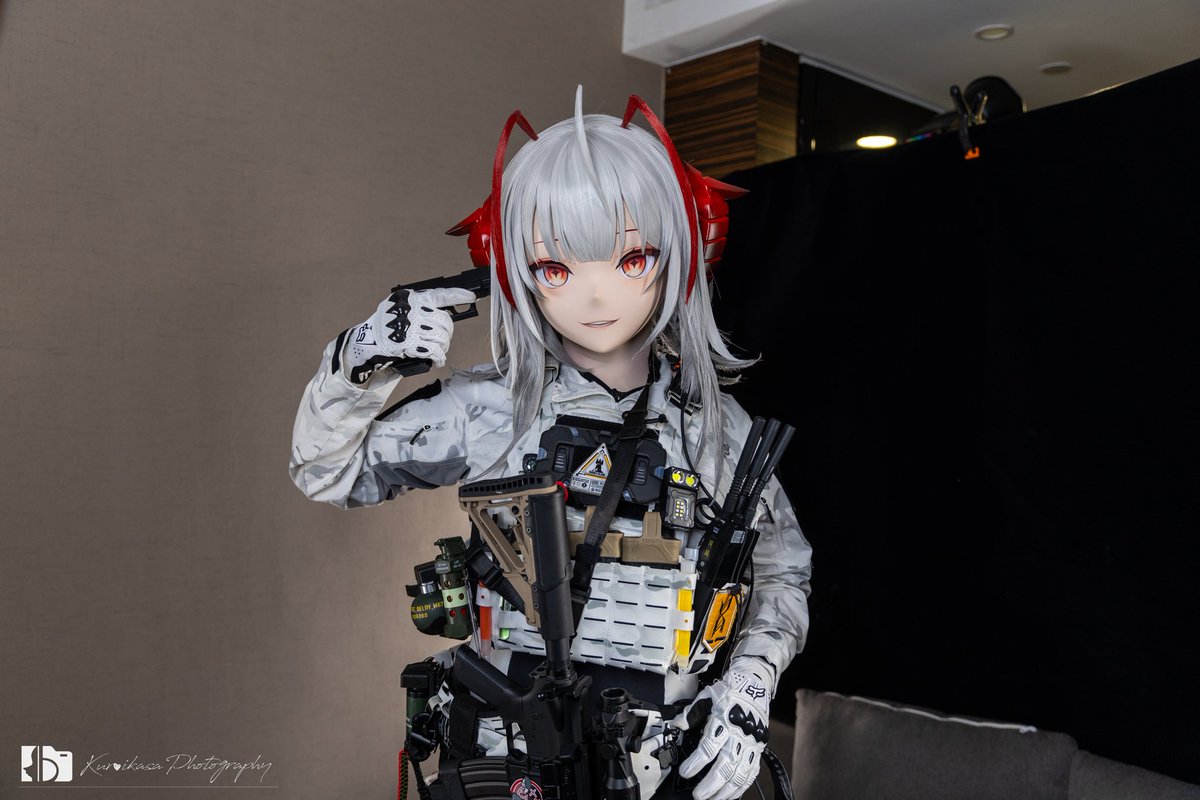 dont kill yourself.  you'll die  anyway😁

📷:<a href="/HsiKo86/">-羊村喜哥-</a> 
#kigurumi #Arknights #wisadel