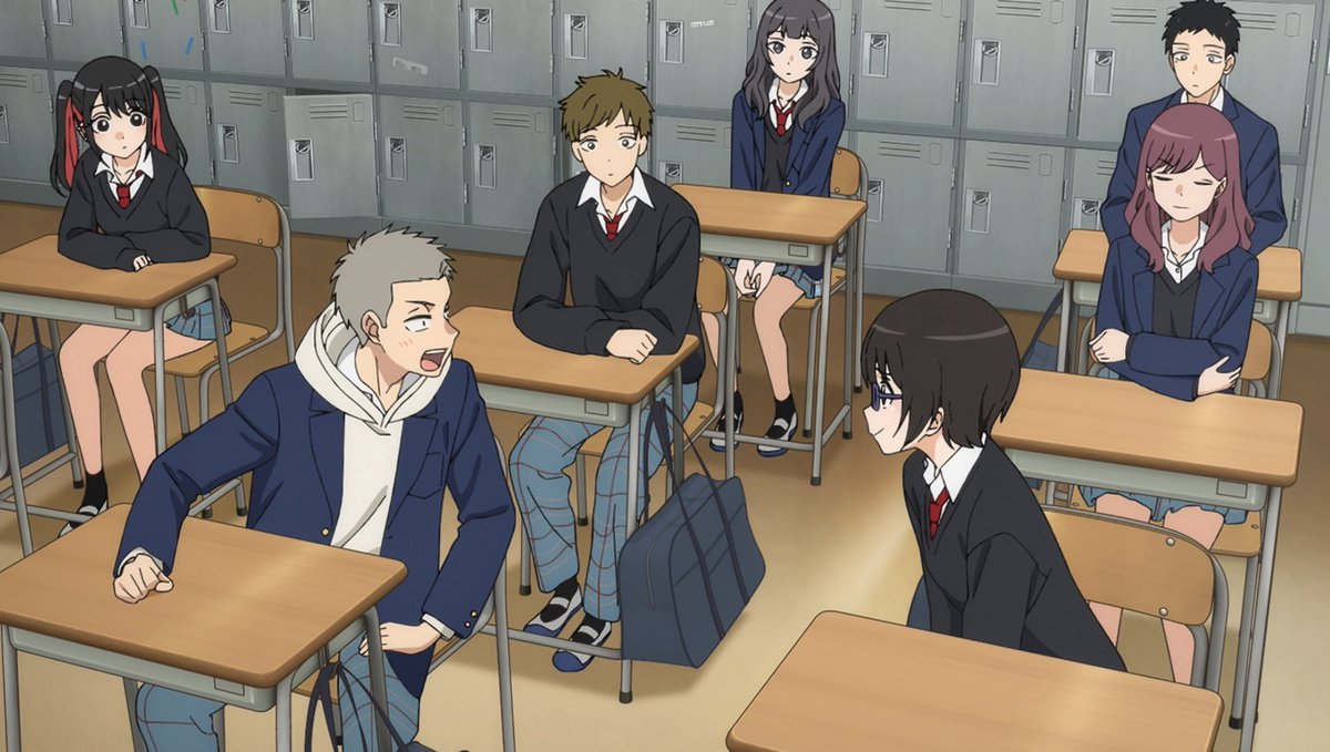 Picsking2's tweet image. Bro I swear Gojo and Marin got the best classmates ever😭😭
I wouldn’t mind seeing a whole episode dedicated to just their classmates
#sonobisquedoll #MyDressUpDarling