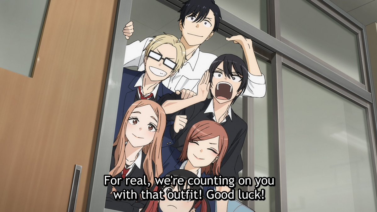 Picsking2's tweet image. Bro I swear Gojo and Marin got the best classmates ever😭😭
I wouldn’t mind seeing a whole episode dedicated to just their classmates
#sonobisquedoll #MyDressUpDarling