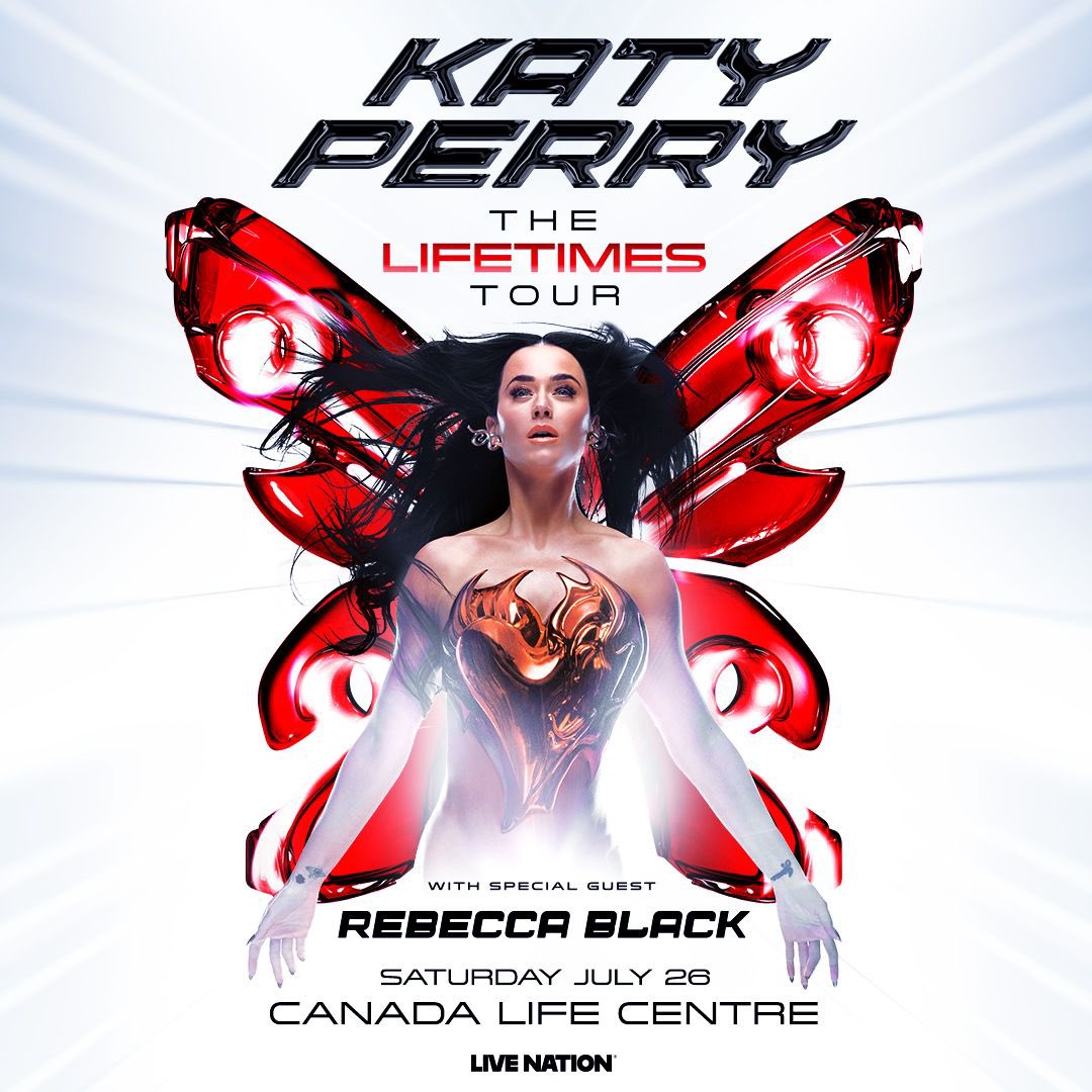 todaykatyp's tweet image. Tonight, Katy Perry will perform at Canada Life Centre in Winnipeg, Canada, with a completely SOLD-OUT show of “THE LIFETIMES TOUR”.

— The venue holds a capacity of over 16,000 people.