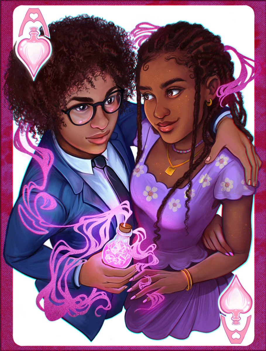 shelly_p_writes's tweet image. Charmed and Dangerous, character art! If you want this print, preorder my sophomore romantasy, coming March 24, 2026! 💫
GR: shorturl.at/orGUW
Preorder: shorturl.at/FcQH0
Art by: Nicole Deal
