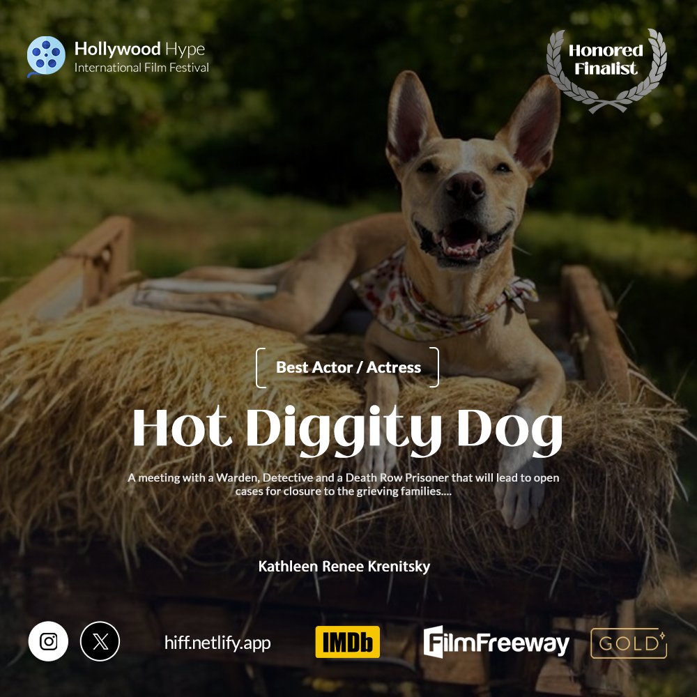 🎬 A Directorial Vision Brought to Life🍃

Under the masterful direction of Kathleen Renee Krenitsky, Hot Diggity Dog emerges as a bold and unforgettable piece of storytelling. This project has earned its place as a 🌟 Finalist 🌟.
#hhype_iff #FinalistVibes