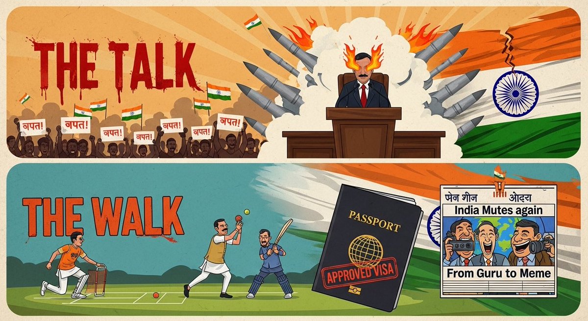 VivekLamba_'s tweet image. The Talk vs The Walk