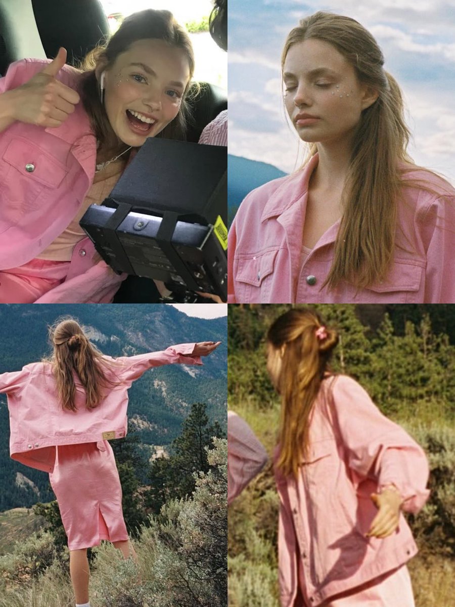 SVespy13's tweet image. kristine froseth behind the scenes of her new film ‘SNORKELING’ 🦄🎀💊