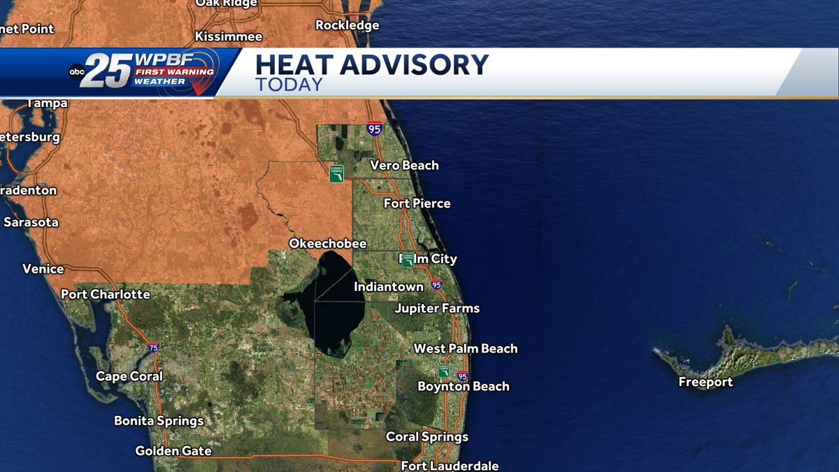 Heat Advisory for Okeechobee County