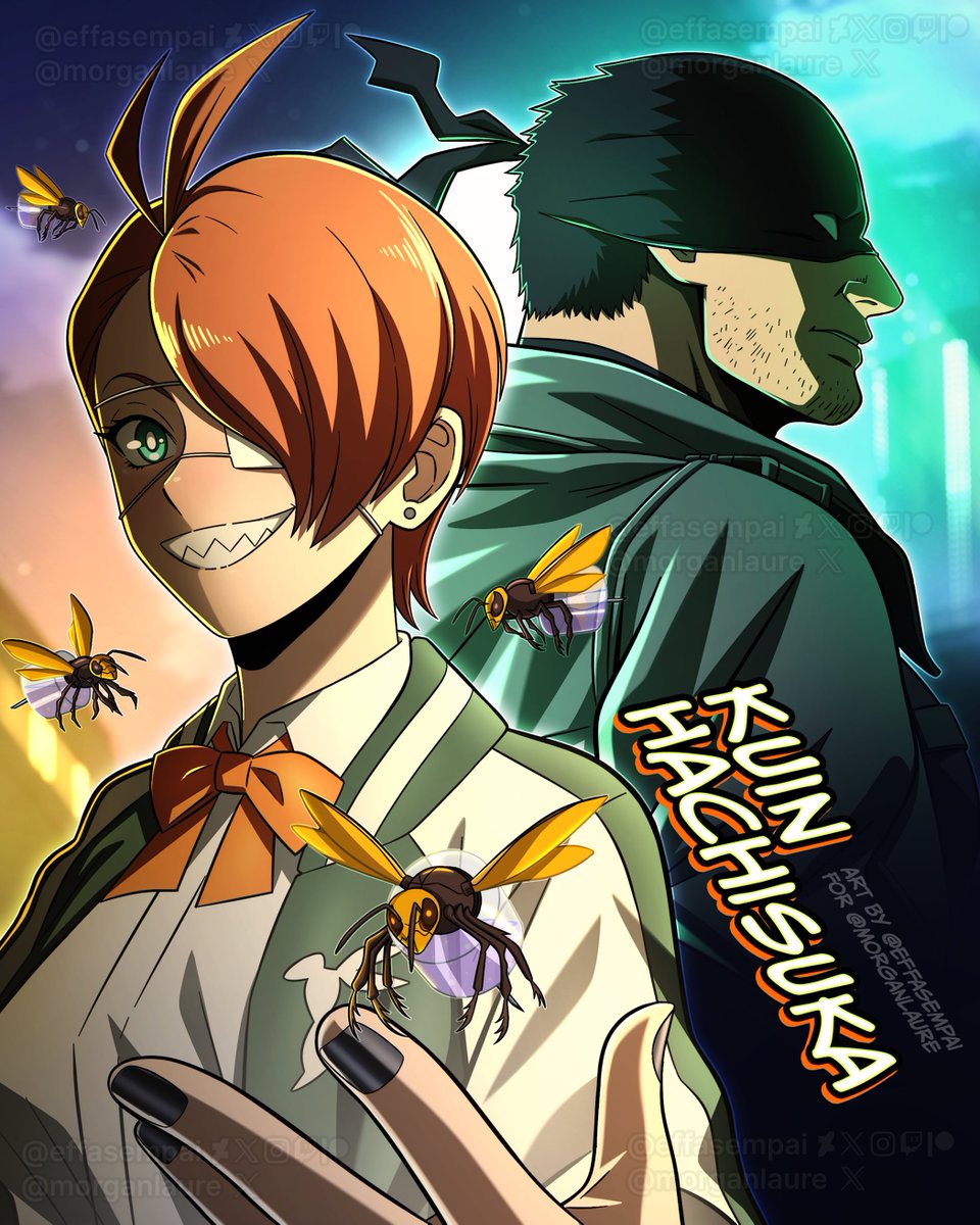 MHA Vigilantes Kuin Hachisuka vs Knuckleduster commission for <a href="/morganlaure/">Morgan Lauré Garrett</a>