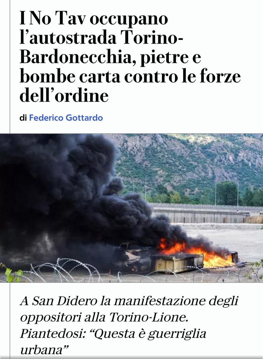 AntoFerrantePd's tweet image. Ricordo quando protestammo contro i pedaggi autostradali in #Sicilia, in modo civile, senza danneggiare niente o nessuno. La violenza non è mai giustificata e va condannata e punita.
#notav #Torino #Piantedosi