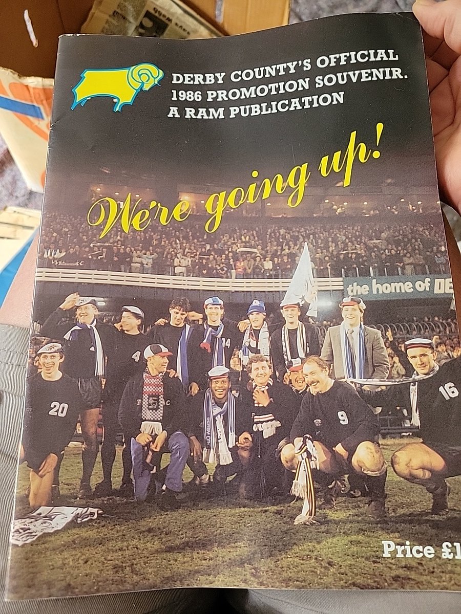 DCFCmemorabilia's tweet image. Derby County Official 1986 Promotion Souvenir. A Ram Publication
£10.54 currently
3 bids
Ends Mon 28th Jul @ 10:42am
ebay.co.uk/itm/1571935257…
#ad #dcfc
