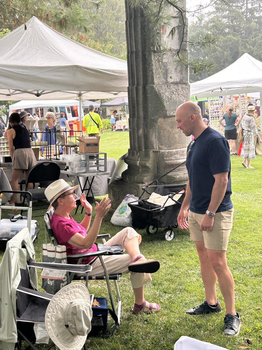 BradMBradford's tweet image. Festival season is what summer’s all about! 🎉
Had a great time at the 18th Annual @Guild_Alive with Culture Arts Festival this morning.
Amazing local artists, live music, and a beautiful setting at Guild Park — always a summer favourite in Scarborough.
Thanks to Deputy Mayor…