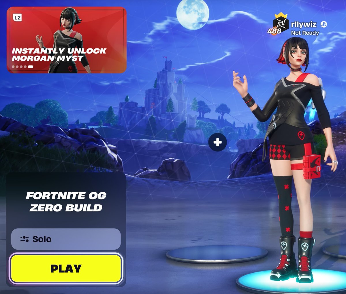 rllywiz's tweet image. i can finally unlock morgan myst now!
thanks for telling me this fortnite!