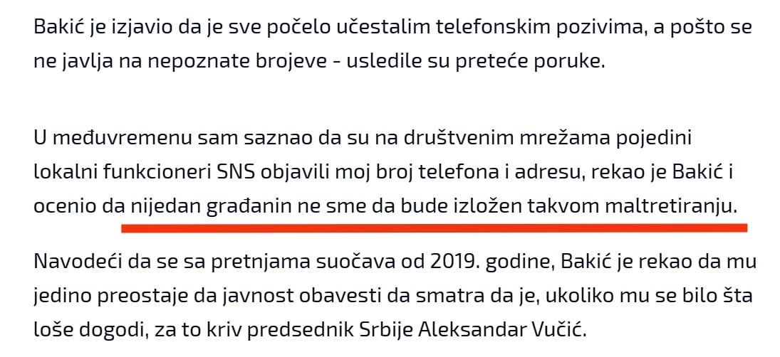 DjordeMacak's tweet image. Jovo Bakić ima važnu poruku za blokadersku rulju koja napada ljude zato što ne žele da podrže njihovu fašističko-nacističku politiku