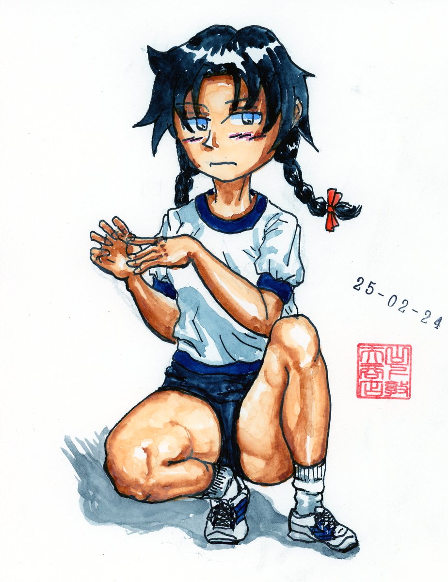 #片膝立てポーズを上げたら皆も上げてくれる #うちの子
辰を伊達者共は毎度嘲り打つが遂に堰切れた
怒気は起つ天龍か楯突きゃ手力殺陣回り
経緯断ち悪縁絶ち仁王立ちは辰一人
花橘、御館へ太刀奉り七ツ発ち
闊達な質慕う恋女房は出立竜胆点茶裁縫上手
直ぐ辰口に家建て妻子と幸せに暮した
辰てェ男の咄