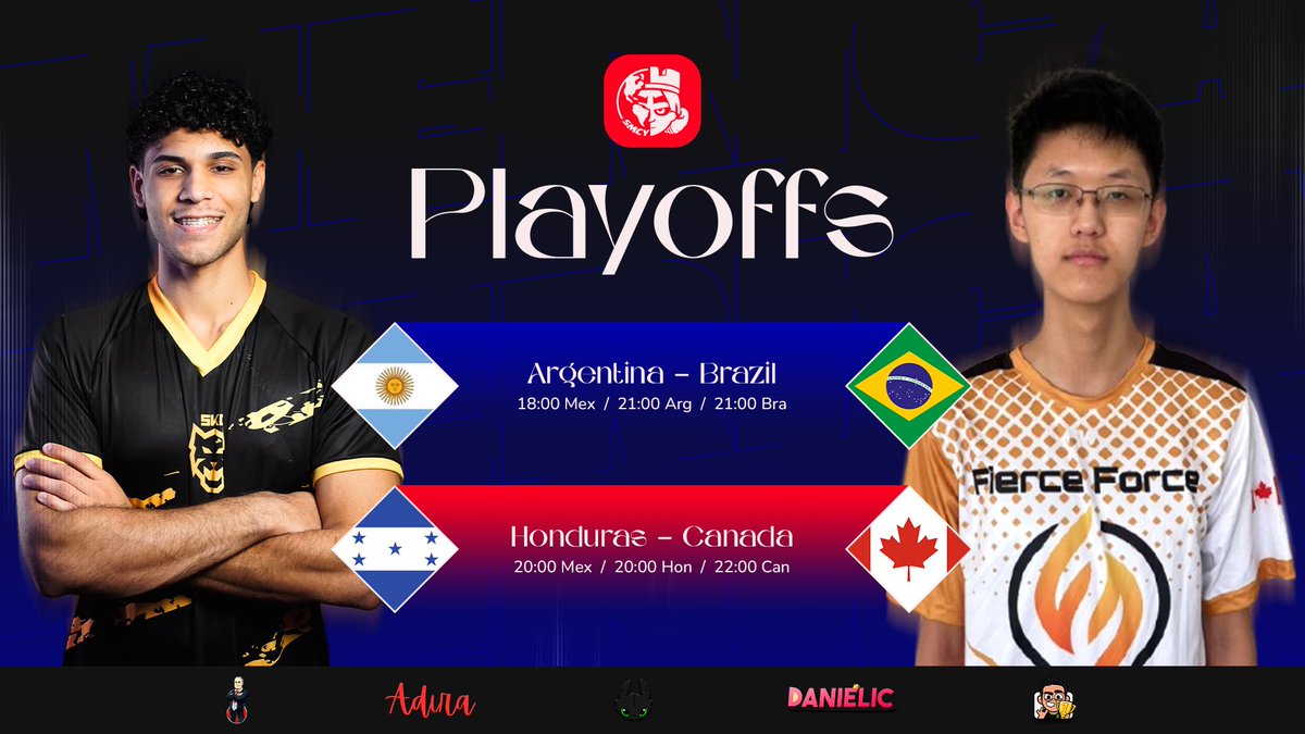 🔴 𝐏𝐋𝐀𝐘𝐎𝐅𝐅𝐒 - 𝐌𝐀𝐓𝐂𝐇𝐃𝐀𝐘 ⚔️
🎯 𝐖𝐄𝐄𝐊𝐄𝐍𝐃 𝟐 - 𝐃𝐀𝐘 𝟏

Dos países dirán adiós a la Copa América en una jornada de puro infarto 🔥

- Clásico sudamericano para abrir el día:
🇦🇷⚔️🇧🇷
- Centroamérica vs Norteamérica para cerrar la jornada! 🌎

NO HAY OTRA