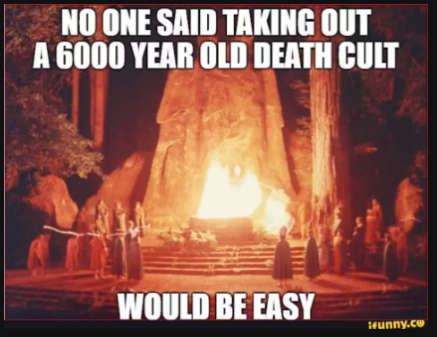 Baking_Biscuits's tweet image. A Satanic death cult.