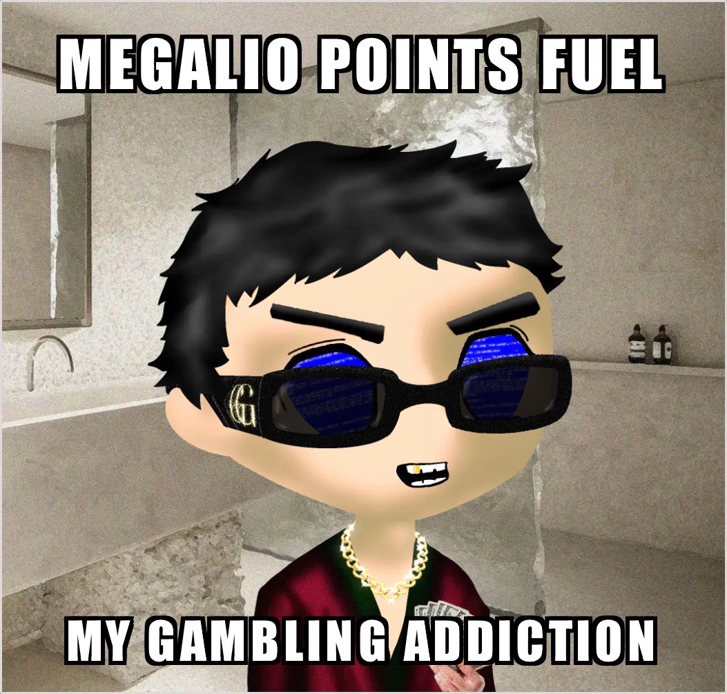 MegalioETH's tweet image. with megalios now starting to earn points through the staking, two options are on the table:
– wait it out, stack points, and slowly get closer to the top rewards
– gamble all their points at the casino, hoping to hit the big prizes fast
we have the community we deserve, these…