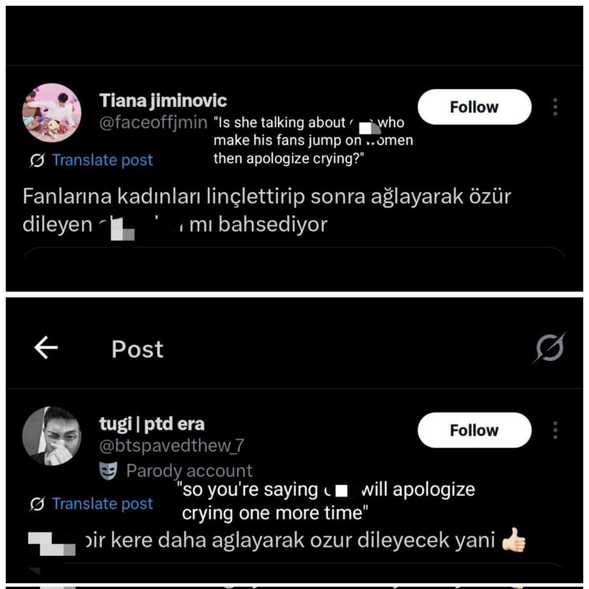 skz_protector's tweet image. ‼️ ⚠️HIGHLY IMPORTANT⚠️ ‼️

🚫MASS REPORT/BLOCK 🚫

ANTI 8️⃣

⚠️ x.com/faceoffjmin?s=…
⚠️ x.com/shutheblondie?…
⚠️ x.com/huhsetiot7?s=09
⚠️ x.com/tanntannies?s=…
⚠️ x.com/diorboyjimin?s…
⚠️ x.com/tigerimthv?s=09
⚠️ x.com/btspavedthew_7…

📌Report as Targeted…