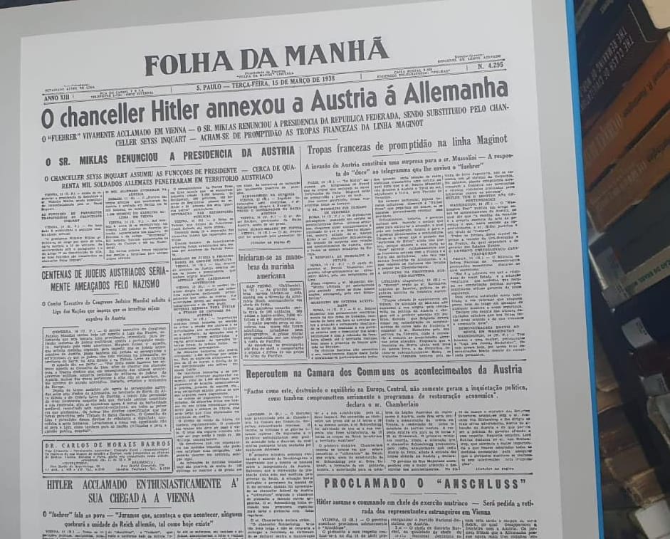 dracomantis's tweet image. “Anexou” escrito com dois “n” e “Alemanha” com dois “l”. O mundo era um lugar muito diferente há menos de cem anos.