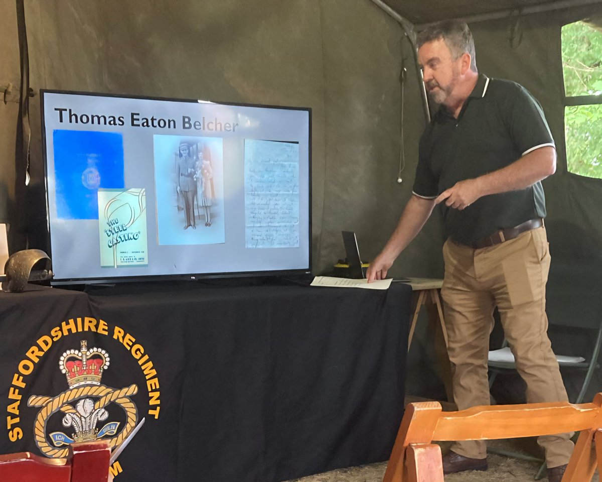 Another successful presentation done!
Thank you Staffordshire Regiment Museum!
<a href="/Commando_Ops/">UK Commando Force Operations</a> <a href="/authordlewis/">Damien Lewis</a> <a href="/MercianRegiment/">Mercian Regiment</a> <a href="/RoyalMarines/">Royal Marines</a> <a href="/TheIanFleming/">Ian Fleming</a>  <a href="/WeHaveWaysPod/">WW2 Pod: We Have Ways of Making You Talk</a> 
#ww2 #Aegean #JamesBond