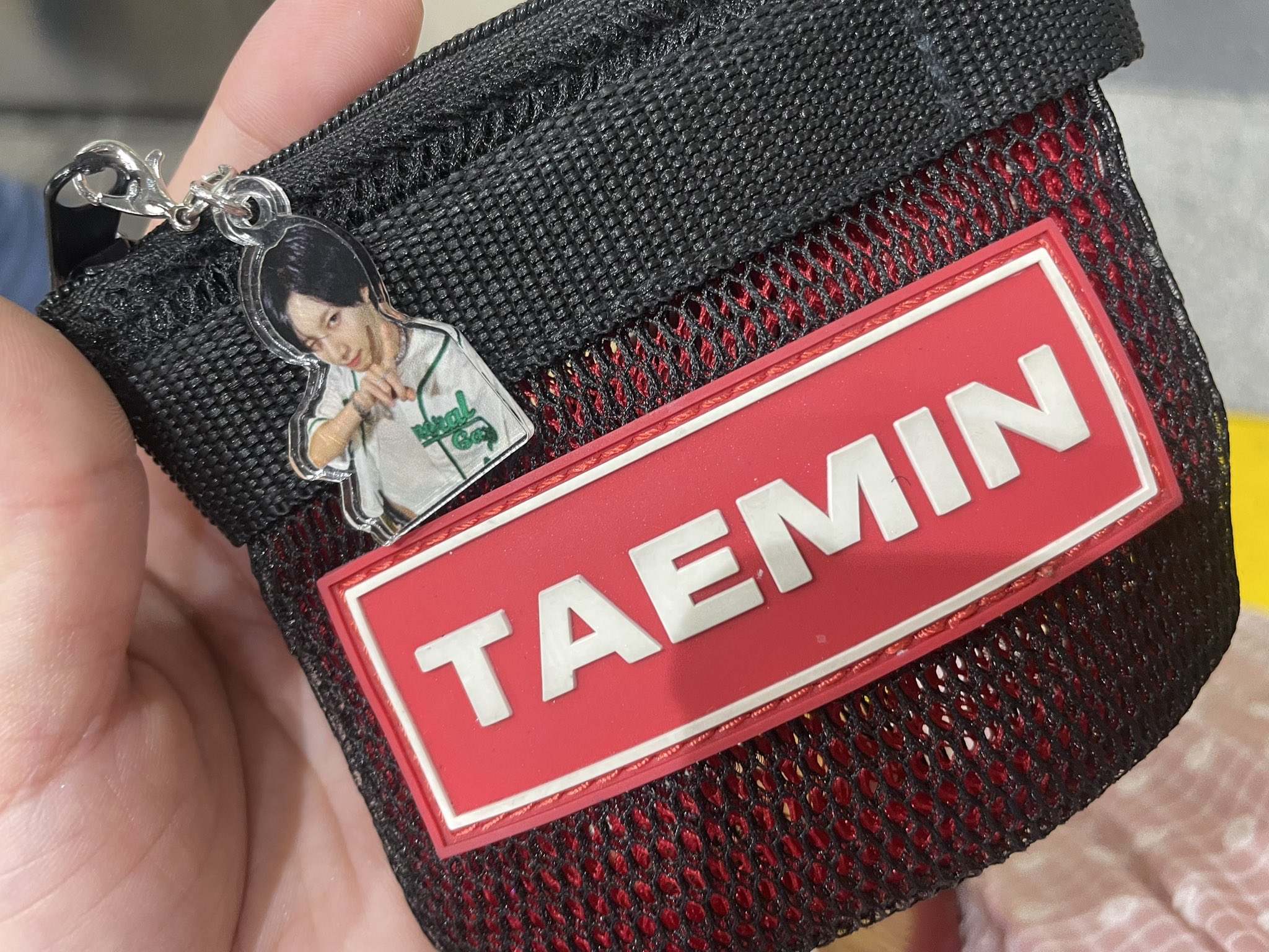 新品未開封　SHINee テミン　テマリ　ポーチ 先払いのみ）韓国スターグッズ SHINeeのテミン 2024 WORLD TOUR