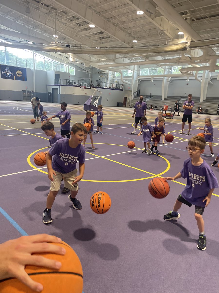 NazBasketball's tweet image. 🏀Final week of Golden Flyers Basketball Camp!🏀
Boys & girls in grades 3–9 — join us Aug 11–14 @ Nazareth Univ. for skill-building & fun led by Coach Broderick.
📍 Nazareth University
📅 Aug 11–14
📣 Register: Broderickbasketball.com
💬 Family discounts contact kbroder0@naz.edu