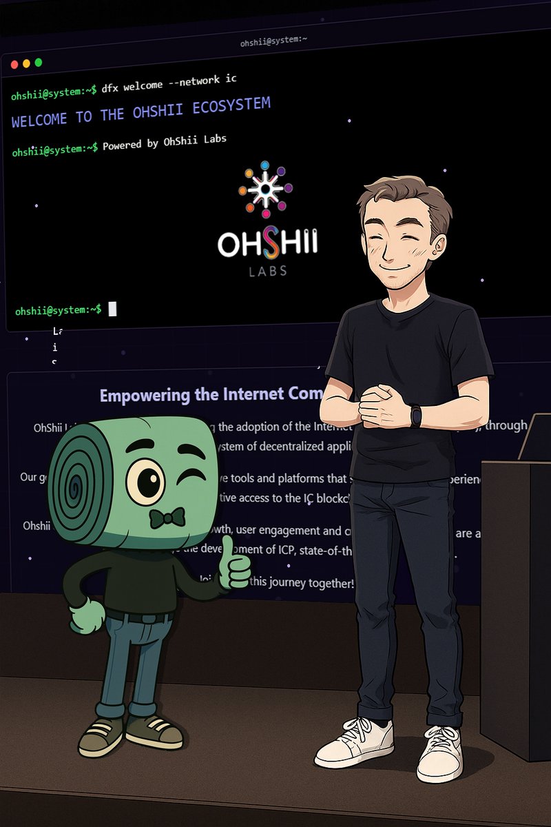 🚀 Wanna launch a token on $ICP ♾ without knowing Motoko or Rust?

Say $OhShii 🤖

🎯 No code. No excuses.
🔓 Lock tokens. Vest teams.
📈 Launch your meme or utility token in minutes.

🛠️ Power tools for real builders:
🔹 ohshii.com
🔹 launcher.ohshii.com
🔹