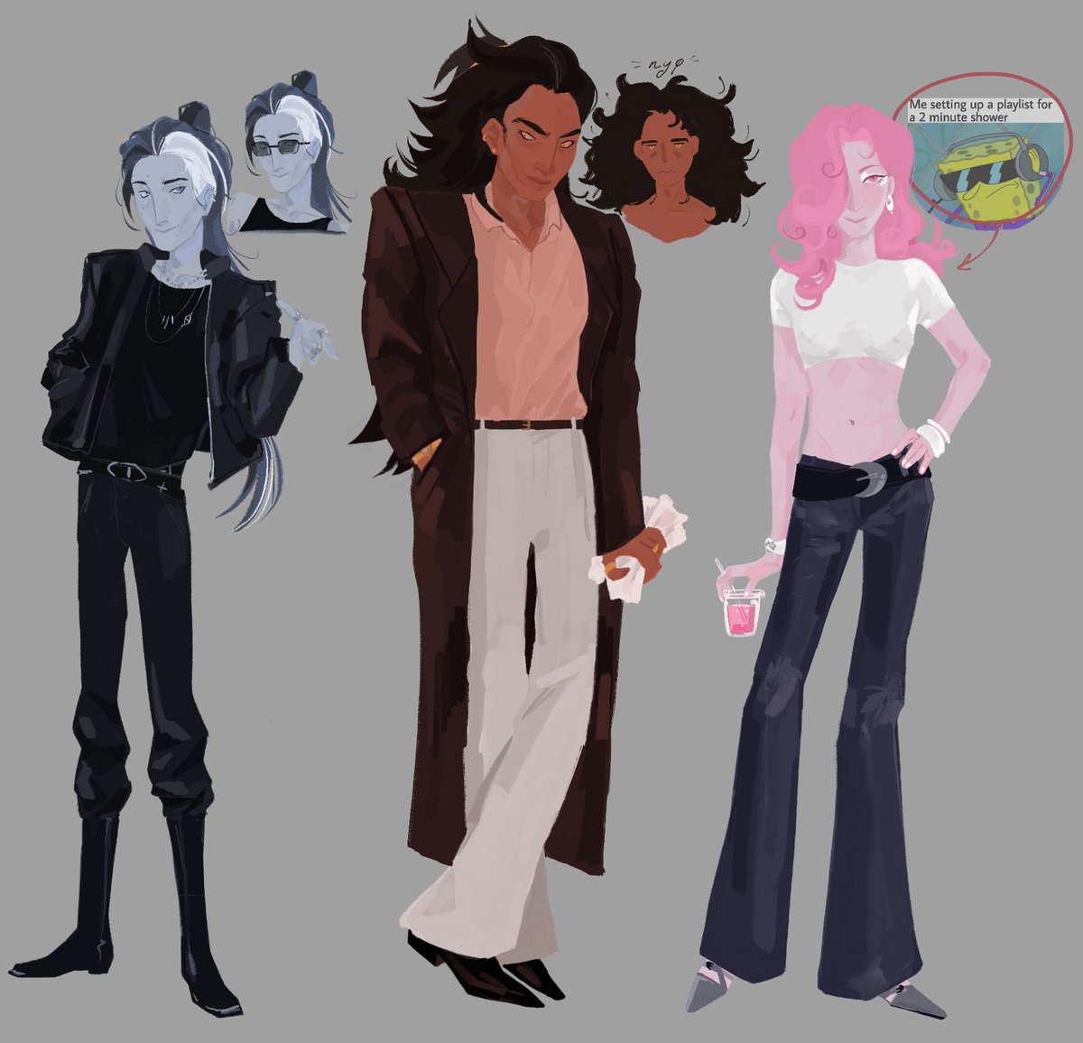 dh_hlor's tweet image. so I have a modern au with ancients and beasts and more importantly I have too much sketches with it
#cookierunkingdom