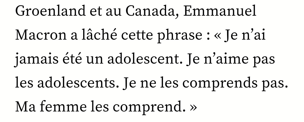 Ça explique deux choses alors :
- sa politique
- sa vie sentimentale 
 😅
