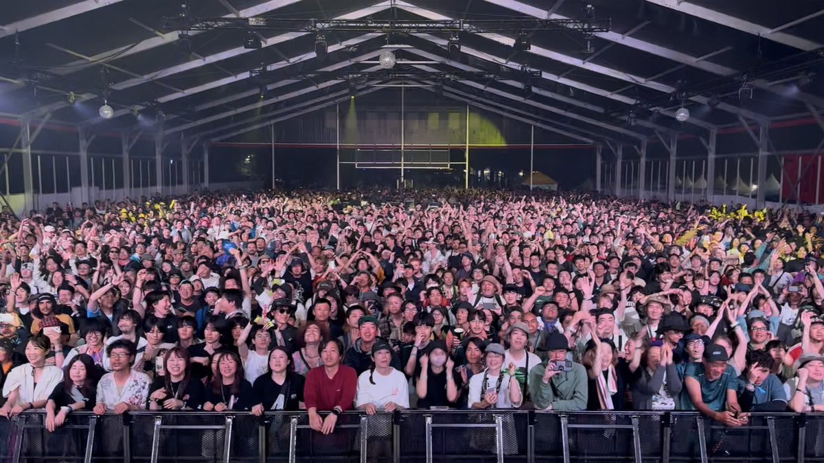 僕と一緒に踊ってくださって本当にありがとうございました！ 大好きです！！
#fujirock #フジロック
