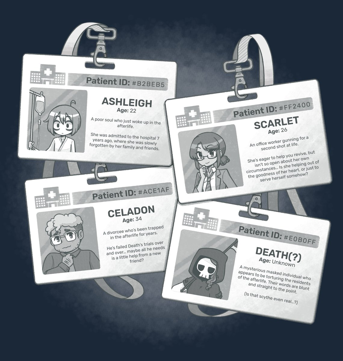 SerenityForge's tweet image. In the afterlife you are faced with Death - a ruthless individual that won’t make things easier for you.
But the more you interact with them, the more you wonder…what’s under the mask?
⏳ Play Return to Ash on Steam: store.steampowered.com/app/3445830/Re…
