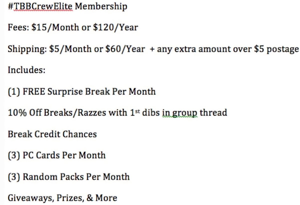 3bangerbreaks's tweet image. 🚨#Giveaway🚨

To Enter:
1. Follow @3bangerbreaks
2. Repost
3. Copy &amp;amp; Paste &quot;I ❤️ #TBBCrew&quot; in  the replies

3️⃣ #Winners will receive an ELITE membership in the month of August FREE 

#TBBCrewElite #TBBCrewElitePlus #TBBReposts #TBBBreakCredit #TBBPoints #tradingcards #thehobby