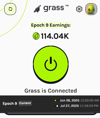 DaanteFi's tweet image. Touch $Grass Just 1 days until Epoch 9 ends.
How many grass points do you have??
@grass unites us. Keep earning.