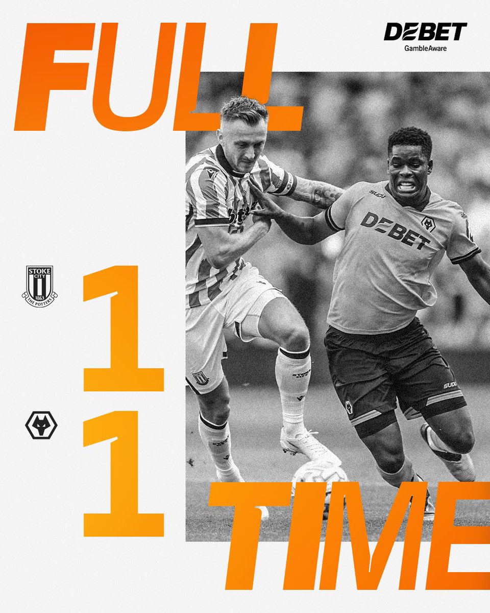 PremierFanPost's tweet image. #Wolves jugó un amistoso de Pretemporada ante Stoke City como visitante el cual terminó con empate a un tanto