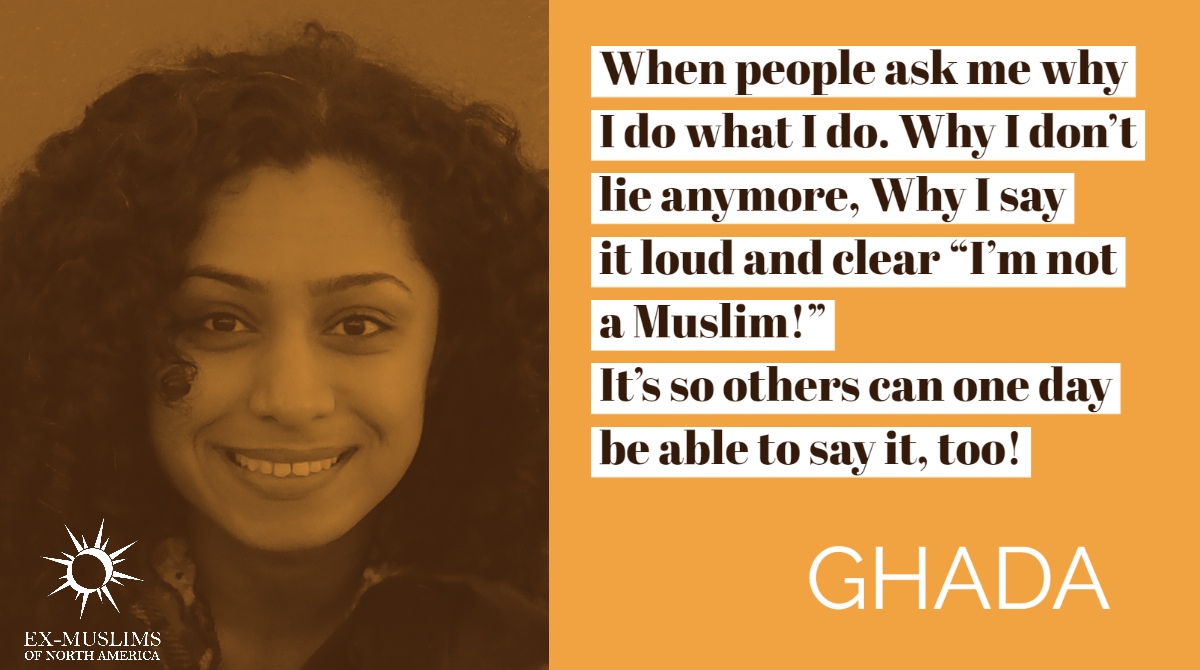 Ghada doesn’t just speak her truth—she clears the path for others to do the same.

#ExMuslim #FreedomFromReligion