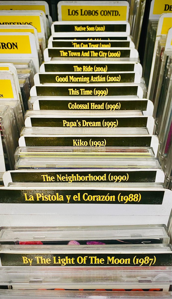 Los Lobos (@loslobosband) on Twitter photo Quite the collection spotted at @Amoebasf in San Francisco, CA! The real question is — which ones are you adding to your collection? 💿
📸: Chris King Quite the collection spotted at @Amoebasf in San Francisco, CA! The real question is — which ones are you adding to your collection? 💿
📸: Chris King