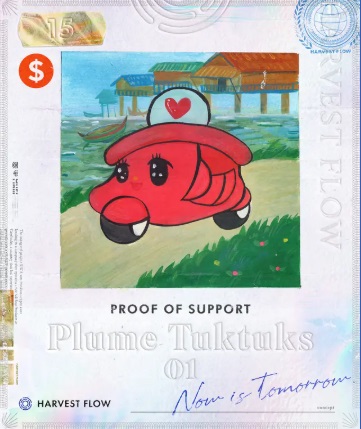 DipoEsi's tweet image. Gm Goons❤️
Quest 1⃣0⃣
1. Lend 15 pUSD on (No.003 Plume Tuktuks 01) Project in v2.harvestflow.io for 40 Month 🫥
2. Recive a Proof of Support NFT
Note: Please be mindful of the investment terms before you proceed
You can list or sell your NFT on Polytrade if you so desire