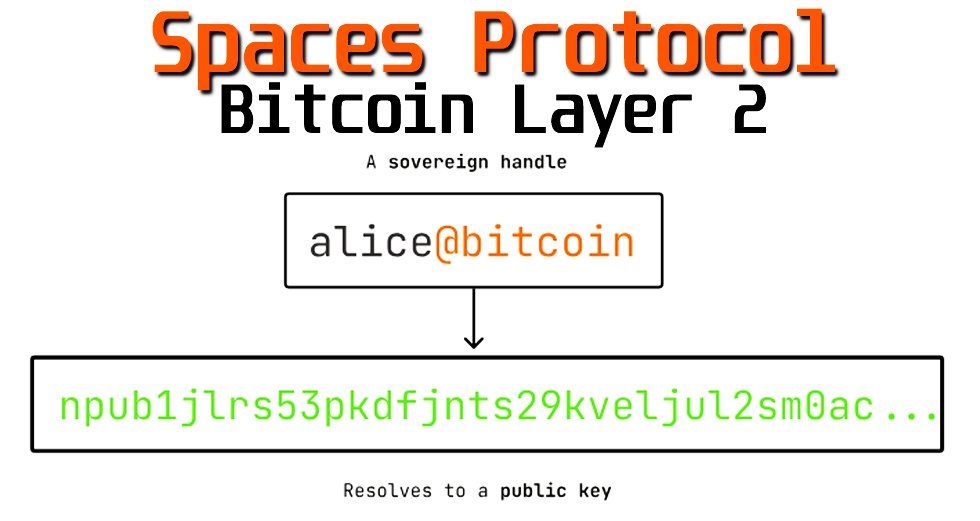xcuriousbitcoin's tweet image. People are starting to ask about @spacesprotocol and why it's so valuable as a Bitcoin layer 2.
Put simply, they are human readable public keys that even Bitcoin beginners can use.馃憞
#BitcoinDevelopment #BitcoinLayers #BitcoinAdoption #BitcoinTechnology