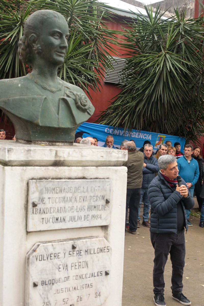 pyedlin's tweet photo. ✌🏼Evita vive, Cristina libre! 

📍Invitado por “Convergencia de Peronistas” 
participé de un acto en conmemoración de los 73 años del paso a la inmortalidad de Eva Perón. https://t.co/bjCLHQJmqq