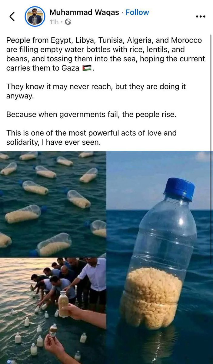 Unlike the treacherous Arab/Muslim rulers, this Ummah feels for Gaza👇