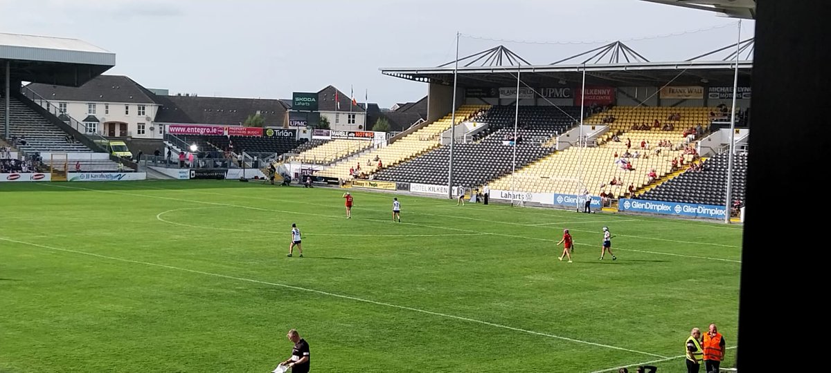 Must be the only inter-county ground that does not have the new 40 metre arch or line across the middle of the field. Wonder has it anything to do with the amount of football played in Kilkenny.