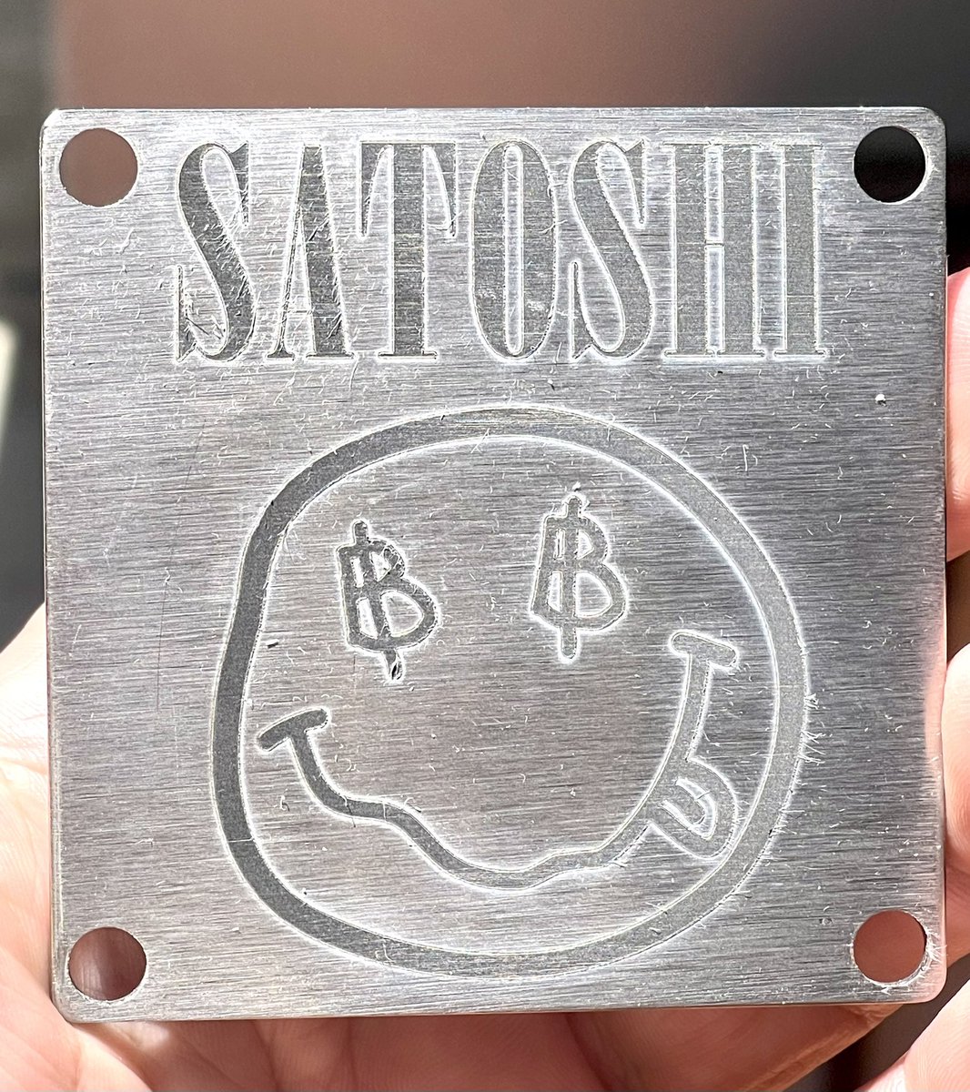 ezCoinAccess's tweet image. So stoked! Just received!
I won a random giveaway from @Stamp_Seed last week and they sent me an even more amazing limited edition titanium plate from Bitcoin Prague 2025!!! Took my whole kit to show off at the bitcoin meetup yesterday!
Thanks guys! You rock!!
