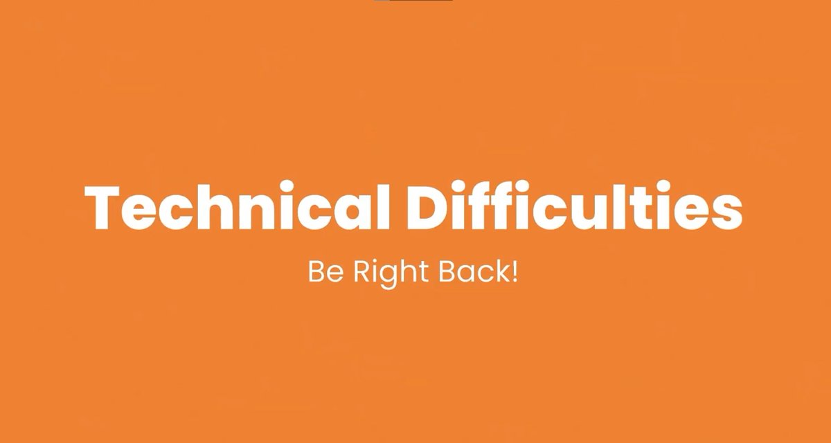TheQuizLIVE's tweet image. Would it really be live if there were no technical difficulties? 🤔