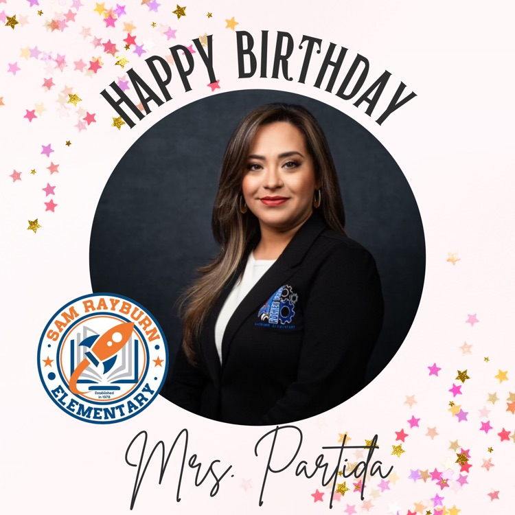 Rockets120's tweet image. 🥳 Happy birthday to our amazing Principal, Mrs. Partida, at Rayburn Elementary! We hope you have a day that&apos;s as wonderful as you are! 🎉🎂 #RayburnElementary #HappyBirthdayPrincipal @McAllenISD
