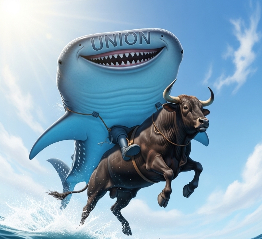 bluepoint_021's tweet image. zkgm and happy Sunday goblins 🦈
While others rest, we reset the rails.
Been thinking about how @union_build isn’t just solving crosschain , it’s rebuilding the grammar of trust in web3.
Chains don’t need more bridges. They need to understand each other.
Union makes that…